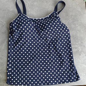 Lands End Tankini Top sz 6